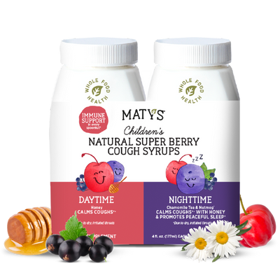 maty's natural cough syrups day and night products