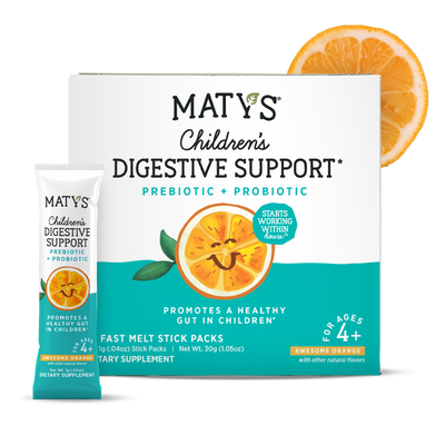 maty's children's digestive support prebiotic and probiotic product