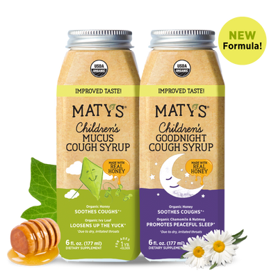 maty's mucus cough syrup day and night products